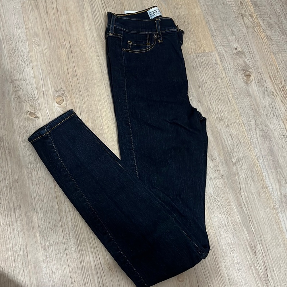 abercrombie and fitch skinny high rise jeans
